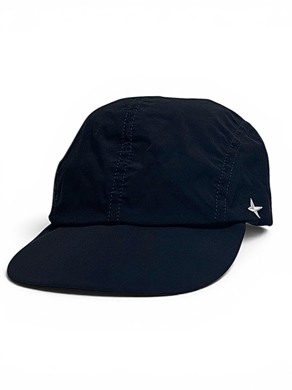 Stone Island Black Technical 5-Panel Cap - Art. 8015912G7